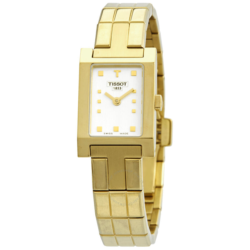 Tissot T-Trend Quartz White Dial Ladies Watch T04.5.165.31 - The Watches Men & Co