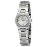 Tissot T-Trend T-Round Mother of Pearl Dial Stainless Steel Ladies Watch T64.1.285.81 - The Watches Men & Co