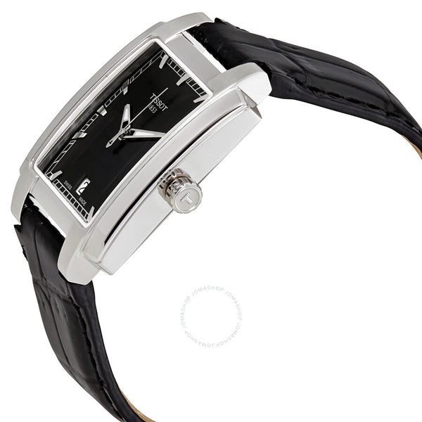 Tissot T-Trend TXL Black Dial Black Leather Ladies Watch T061.310.16.051.00 - The Watches Men & Co #2