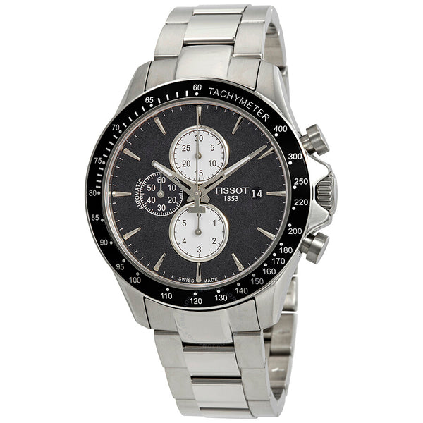 Tissot V8 Black Dial Men's Chronograph Automatic Watch T106.427.11.051.00 - The Watches Men & Co