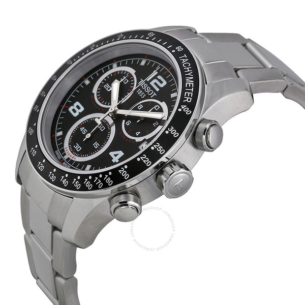 Tissot V8 Chronograph Black Dial Men's Watch T0394171105702 - The Watches Men & Co #2