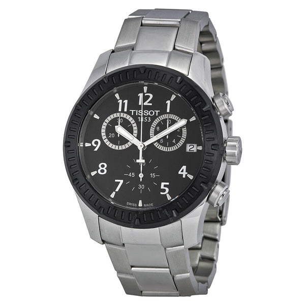Tissot V8 Chronograph Black Dial Men's Watch T0394172105700 - The Watches Men & Co