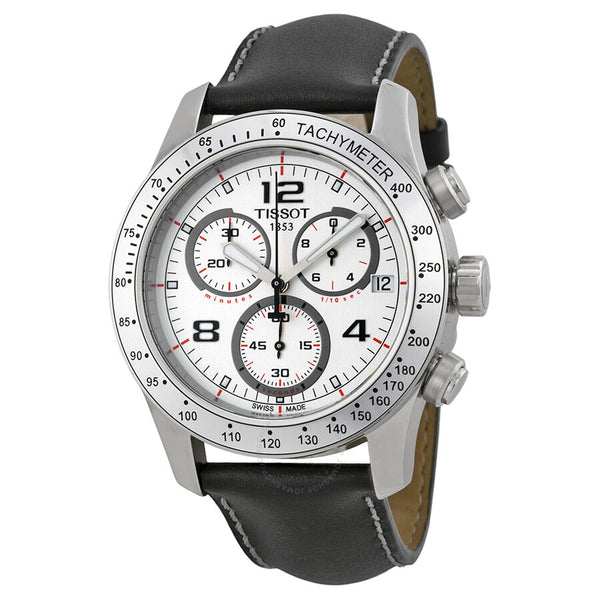 Tissot V8 Chronograph White Dial Men's Watch T0394171603702 - The Watches Men & Co