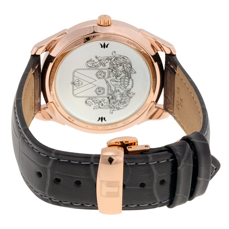 Tissot Vintage Black Dial Black Leather Men's Watch T9204107606100 - The Watches Men & Co #3