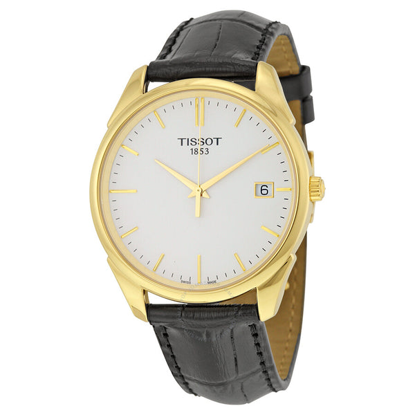 Tissot Vintage White Dial Black Leather Men's Watch T920.410.16.011.00 - The Watches Men & Co