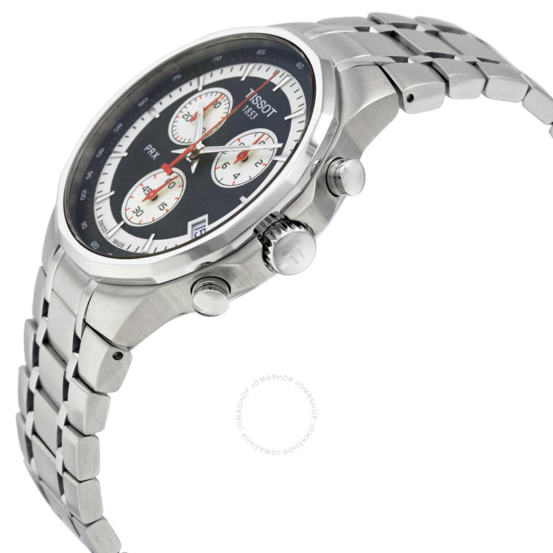 Tissot T-Classic PRX Chronograph Black Dial Men's Watch T0774171105101 - The Watches Men & Co #4