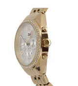 Tommy Hilfiger Mia Crystal Paved Gold Ladies Watch 1781573