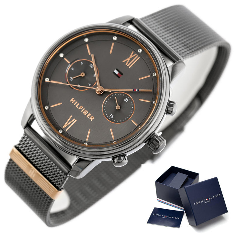 Tommy Hilfiger Blake watch with product packaging and branded boxes