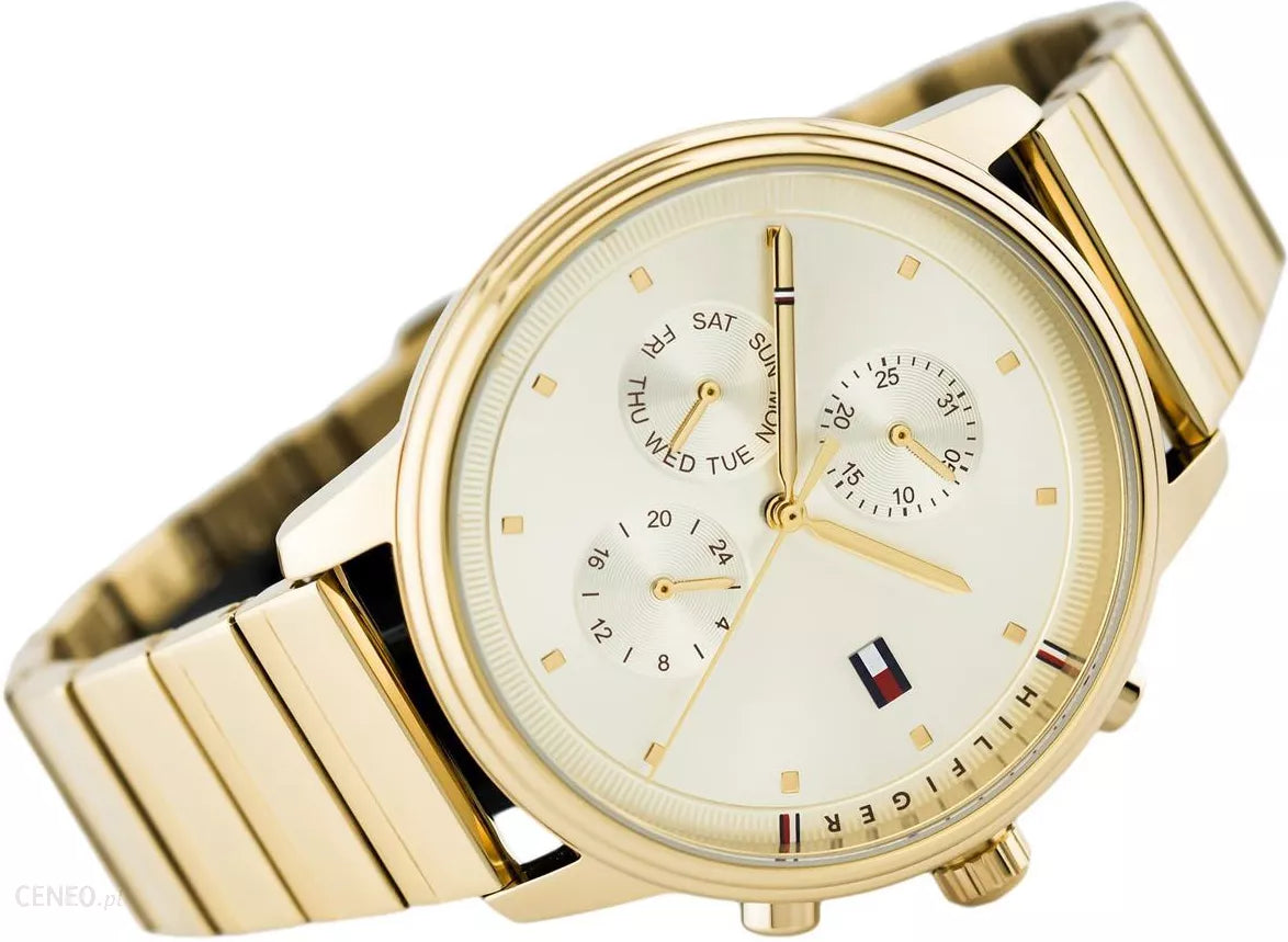 Tommy Hilfiger Champagne Dial All Gold Ladies Watch 1781905 - Watch