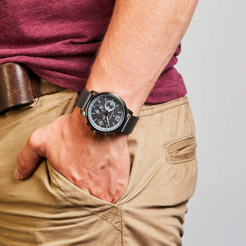 Tommy Hilfiger Chronograph Grey Dial Men's Watch 1791530 - The Watches Men & CO #5