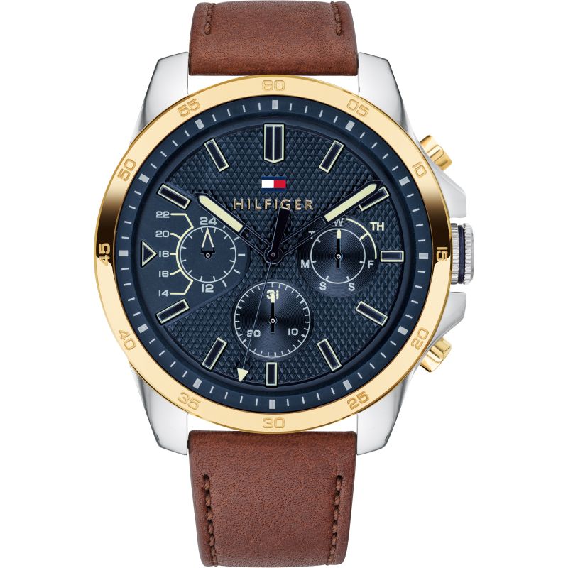 Tommy Hilfiger Decker Chronograph Blue Dial Men’s Watch 1791561 - Watch