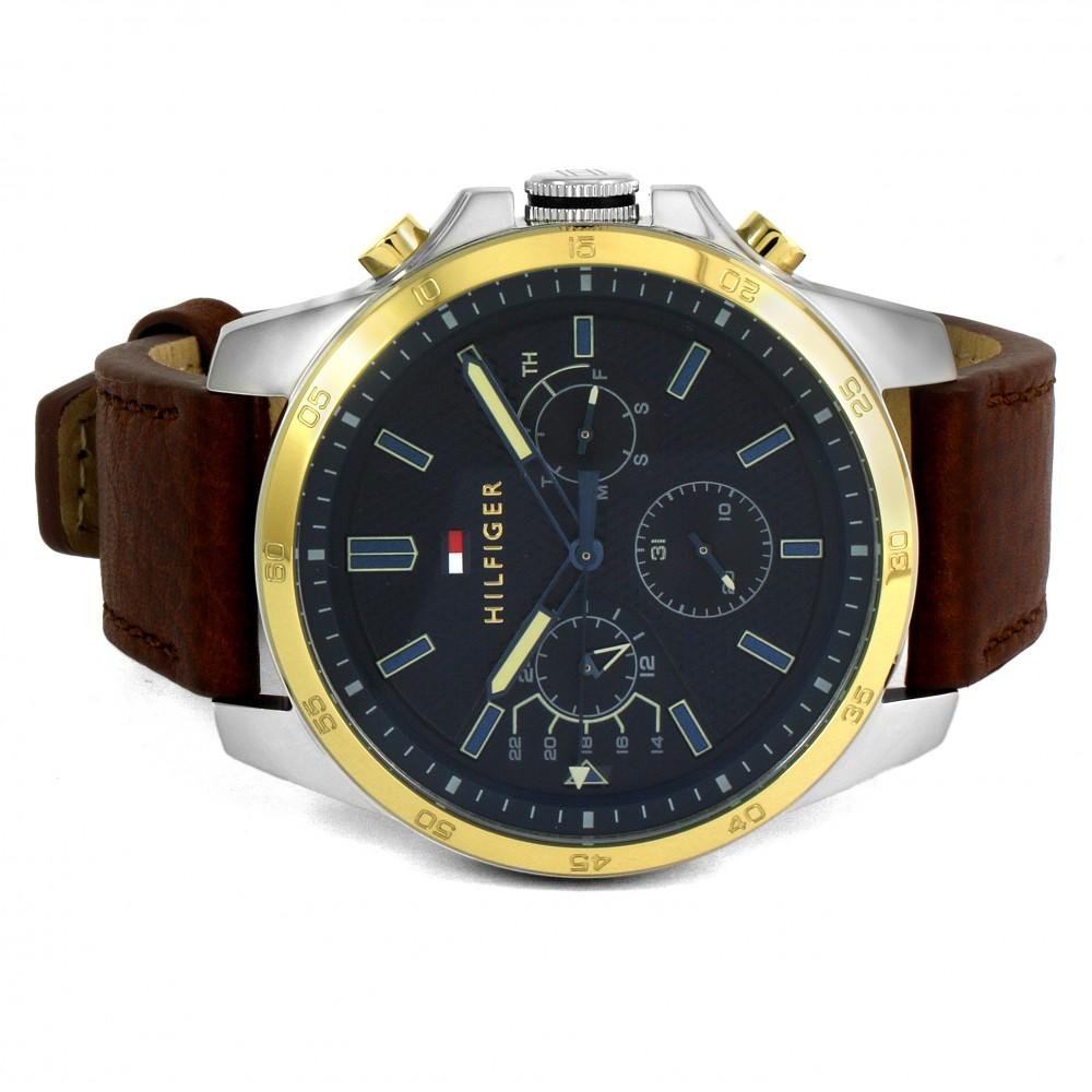 Tommy Hilfiger Decker Chronograph Blue Dial Men’s Watch 1791561 - Watch