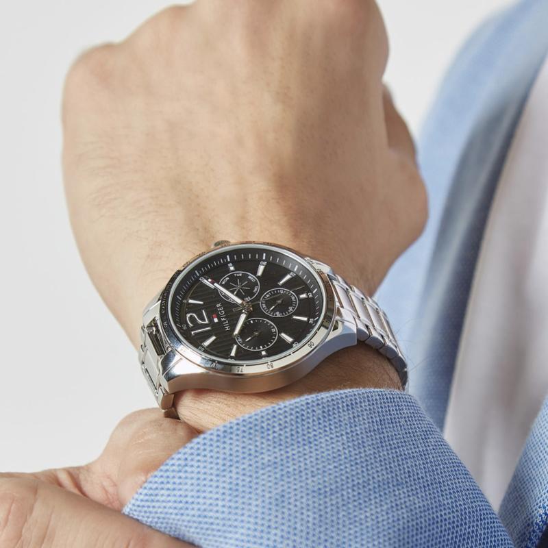 Tommy Hilfiger Gavin Chronograph Black Dial Men’s Watch 1791469 - Watch