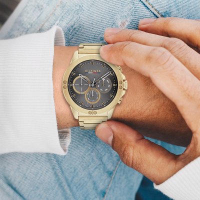 Tommy Hilfiger Gold Men's Watch - 1791891 1791891 - Image 5