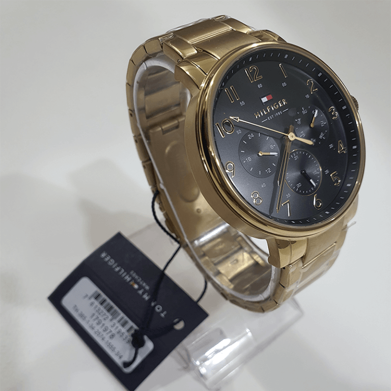 Tommy Hilfiger Gold Wrist Men’s Watch 1791978 - Watch
