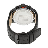 Tommy Hilfiger Multi-Function Black Dial Black Leather Men's Watch 1791136 - The Watches Men & CO #3