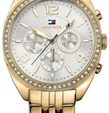 Tommy Hilfiger Mia Crystal Paved Gold Ladies Watch 1781573