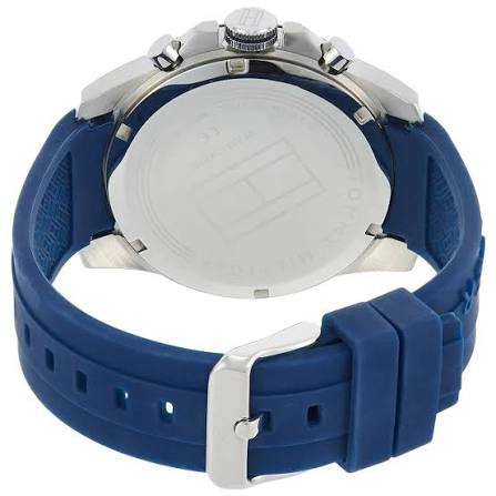 Stainless steel case back of Tommy Hilfiger The Decker watch