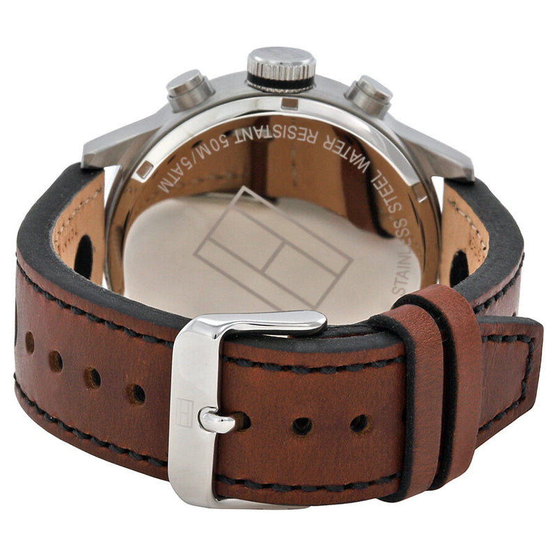 Tommy Hilfiger Trent Multifunction Brown Leather Men's Watch 1791049 - BigDaddy Watches #3
