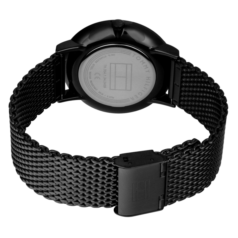 Tommy Hilfiger All Black Mesh Men's Watch 1791507