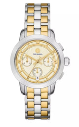 Chronograph Two-Tone Stainless Steel Bracelet Women's Watch TBW1052 - Image 2