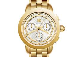 Tory Burch Classic Chronograph Rose Gold-Tone Women's Watch TBW1033 - Image 4