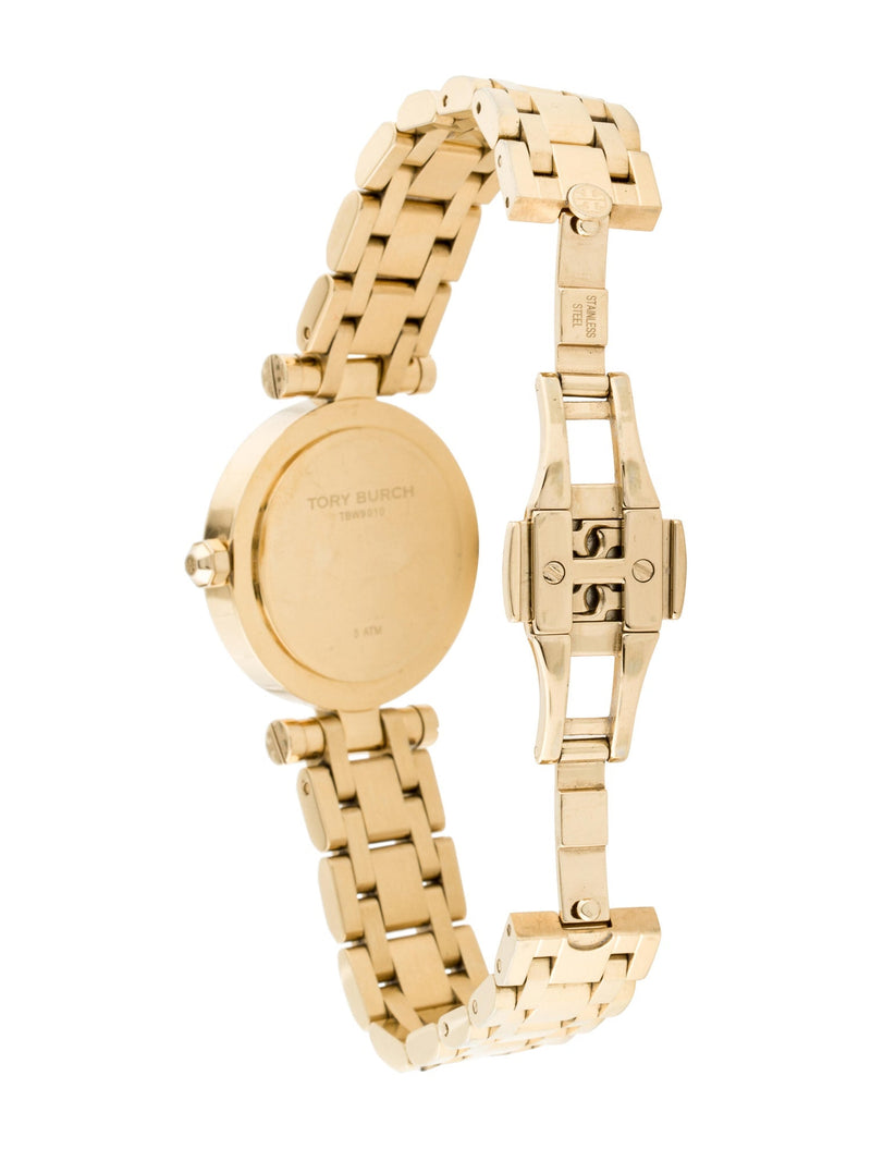 Tory Burch Classic T Watch Gold-Tone Metal  Women's Watch TBW9010 - Image 4