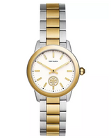 Tory Burch Collins Petite Yellow Gold-Tone and Stainless Steel Women’s Watch TBW1306 - Women’s Watches
