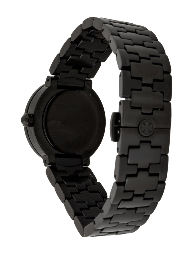 Tory Burch Reva Black Stainless Steel Women's Watch TBW4038 - Image 5