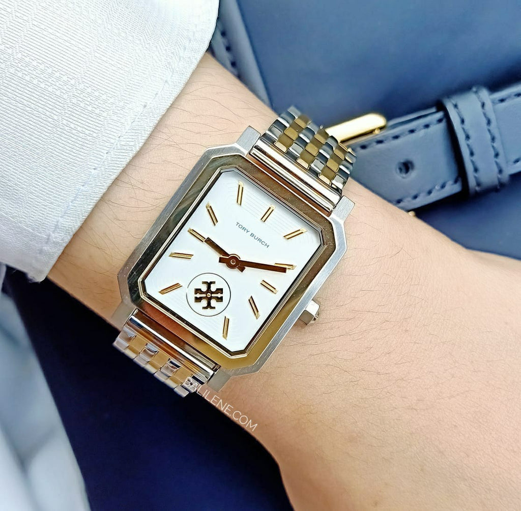 Tory Burch Robinson Two-Tone Gold Women's Watch TBW1501 - Image 4