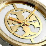 Tory Burch The Reva Dual Tone Stainless Steel Strap Women's Watch TBW4027 - Image 4