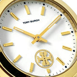 Tory Burch Yellow Gold Collins White Dial Watch Women’s Watch TBW1300 - Women’s Watches