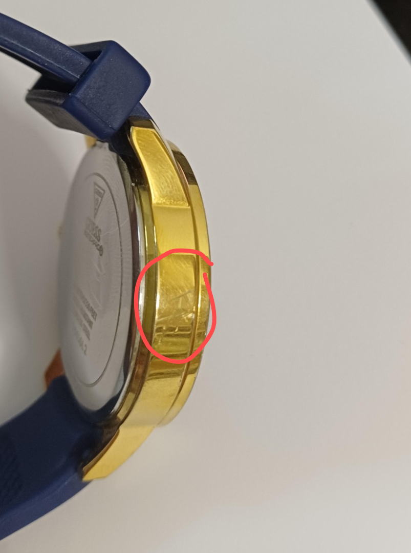 Guess Sunrise Blue Rubber Strap Women's Watch W0616L2 (Pre-Owned)