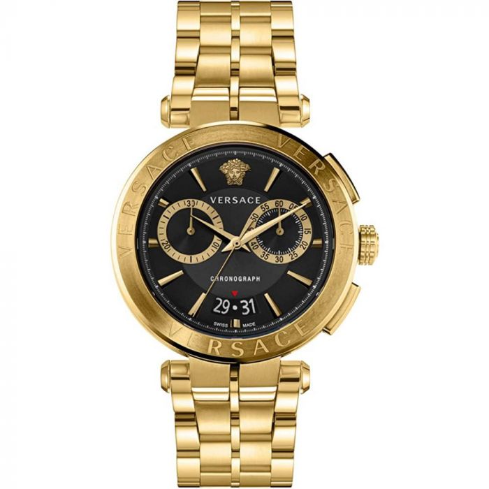 Versace Aion Gold Chronograph Men’s Watch VE1D01721 - Watch