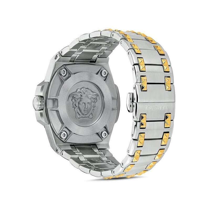 Versace Chain Reaction Quartz Silver Dial Men’s Watch VEDY00519 - Watch