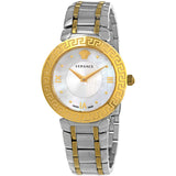 Versace Daphnis Quartz Mother of Pearl Dial Ladies Watch V16060017 - The Watches Men & Co