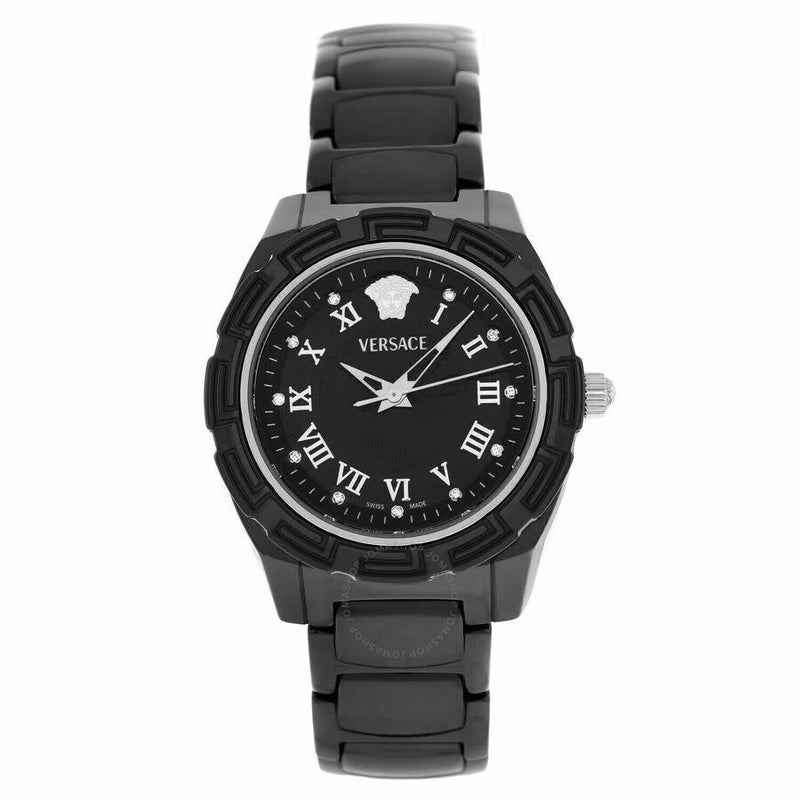 Versace DV One Quartz Black Dial Ladies Watch 63QCS9D009 - The Watches Men & Co