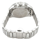 Versace Greca Dome Swiss Movt Chronograph Blue Dial Silver Watch - VE6K00323