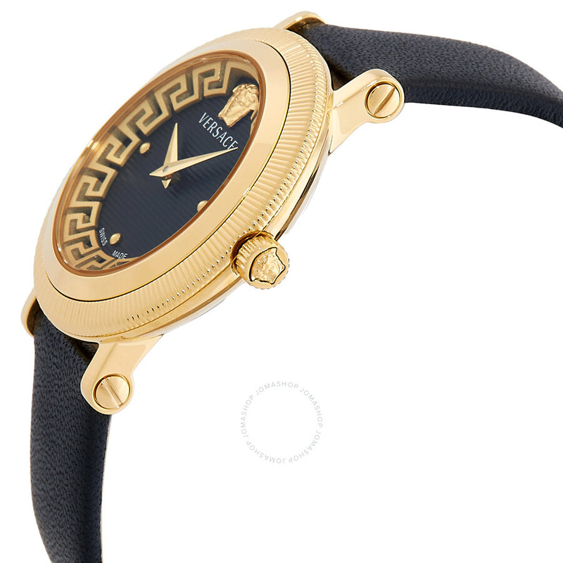 Versace Greca Flourish Quartz Black Dial Ladies Watch VE7F00323 - The Watches Men & Co #2