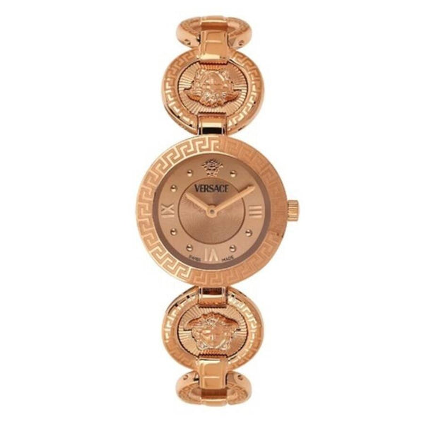 Versace Greca Jewel Quartz Rose Gold Dial Ladies Watch VEWCA0424 - The Watches Men & Co