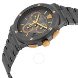 Versace Greca Logo Chronograph Quartz Grey Dial Men's Watch VEZ900521 - The Watches Men & Co #2