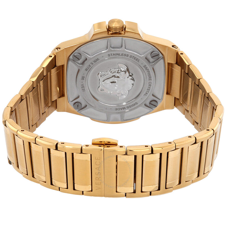 Versace Greca Quartz Black Dial Men's Watch VE3I00723 - The Watches Men & Co #3