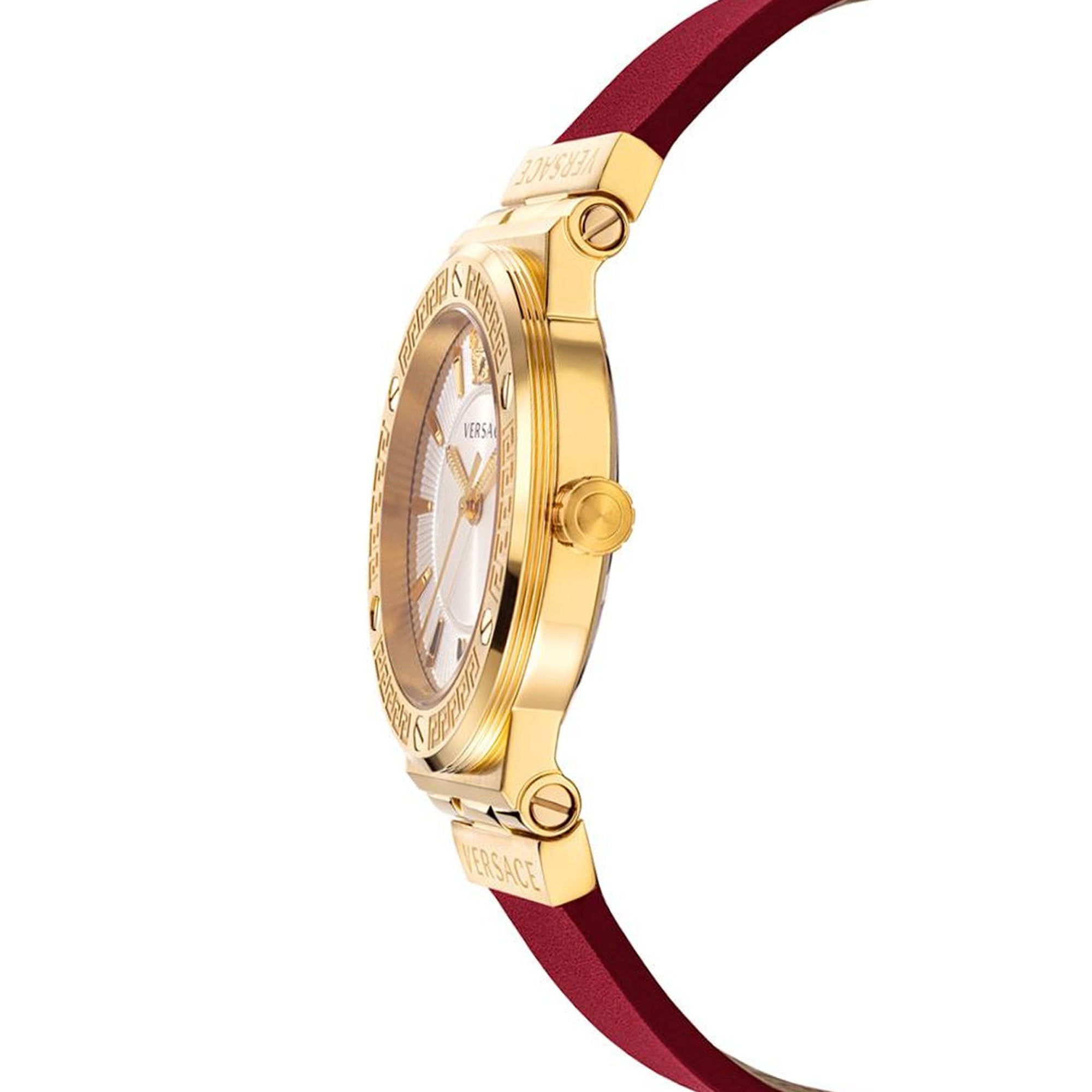 Versace Greca Quartz Silver Dial Ladies Watch VEVH00420 - Watch
