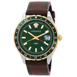 Versace Hellenyium Quartz Green Dial Men's Watch V11090017 - The Watches Men & Co