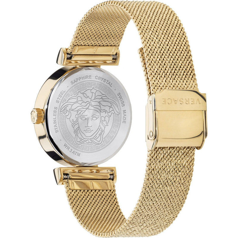Versace Meander Quartz Silver Dial Ladies Watch VELW00820 - Watch