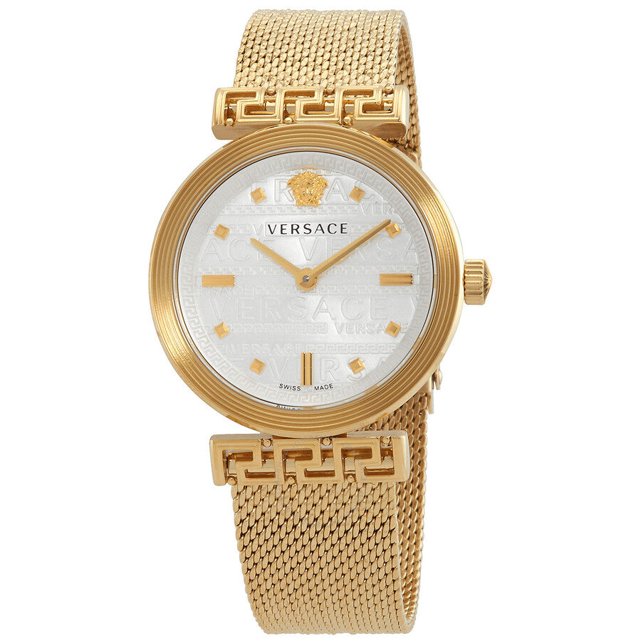 Versace Meander Quartz Silver Dial Ladies Watch VELW00820 - Watch