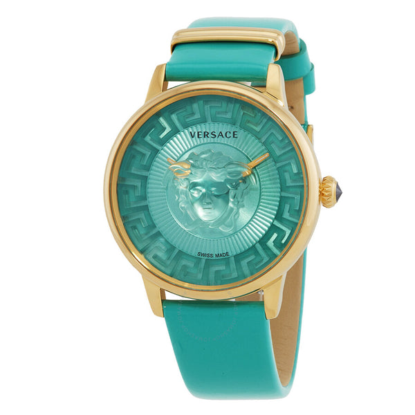 Versace Medusa Alchemy Quartz Light Green Dial Ladies Watch VE6F00723 - The Watches Men & Co