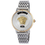 Versace Medusa Icon Quartz Silver Dial Ladies Watch VEZ200321 - The Watches Men & Co