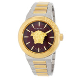 Versace Medusa Infinite Quartz Red Dial Men's Watch VE7E00523 - The Watches Men & Co