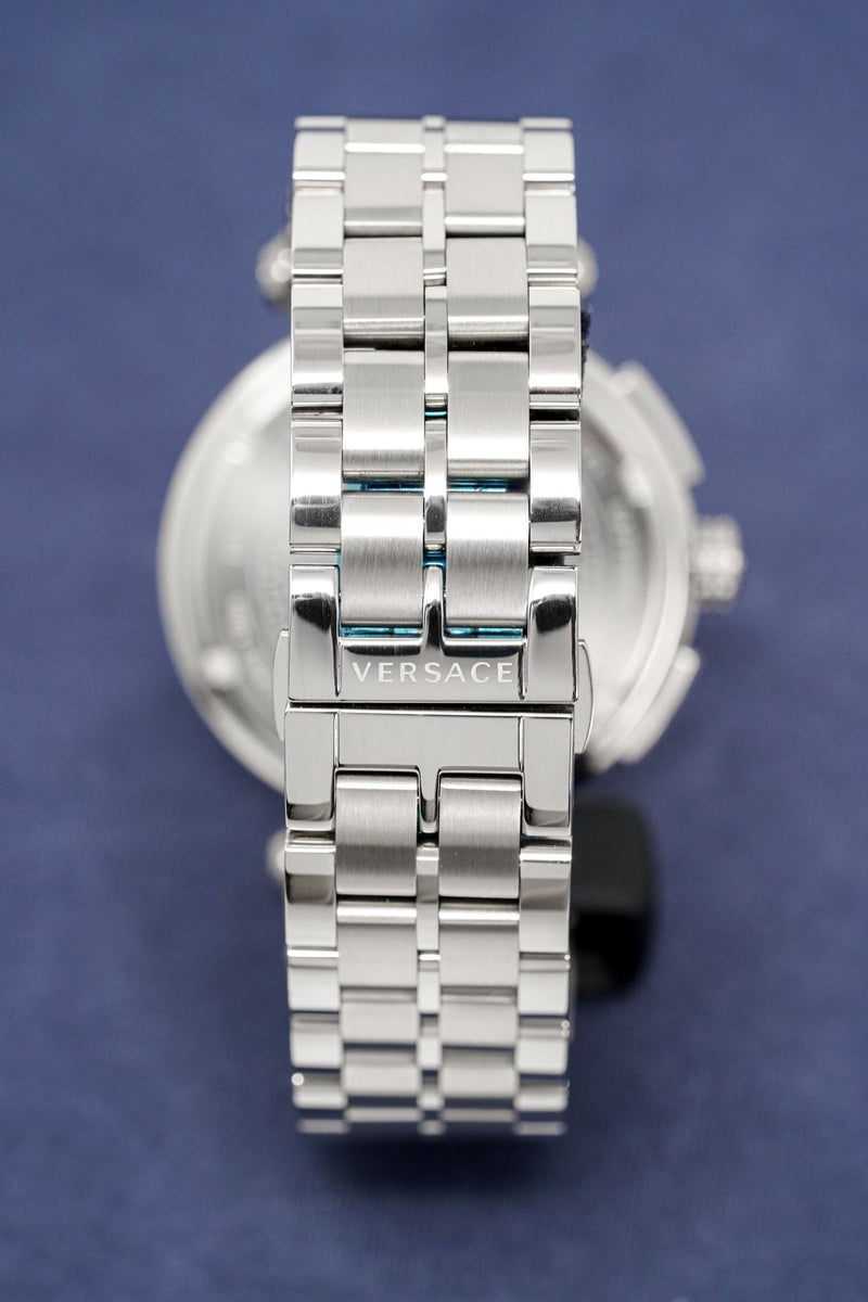 Versace Aion Chronograph Silver Men's Watch VBR080017 - The Watches Men & CO #3